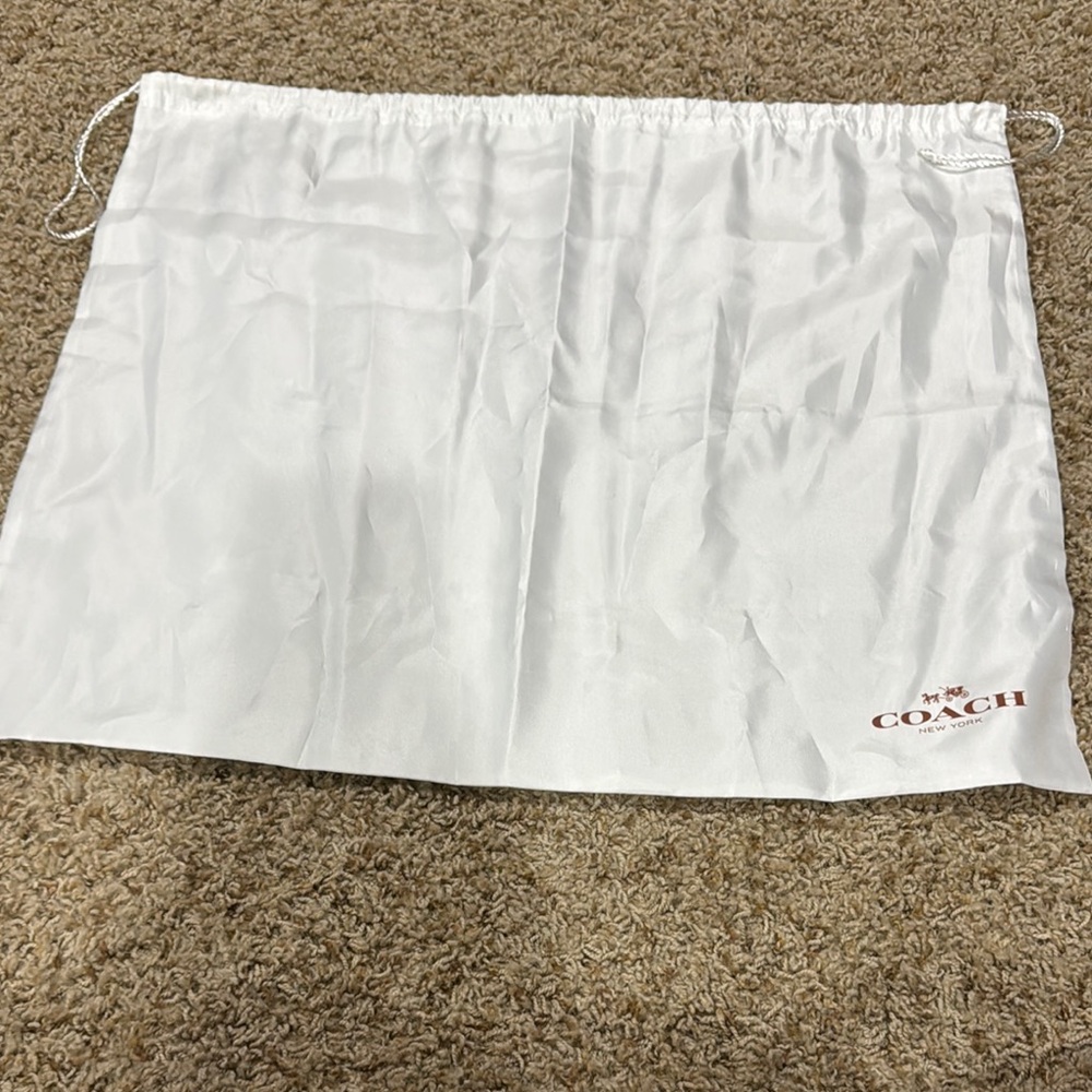 Coach White Storage Bag